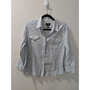 Polo Jeans Co Ralph Lauren Vintage Pearl Snap Blouse